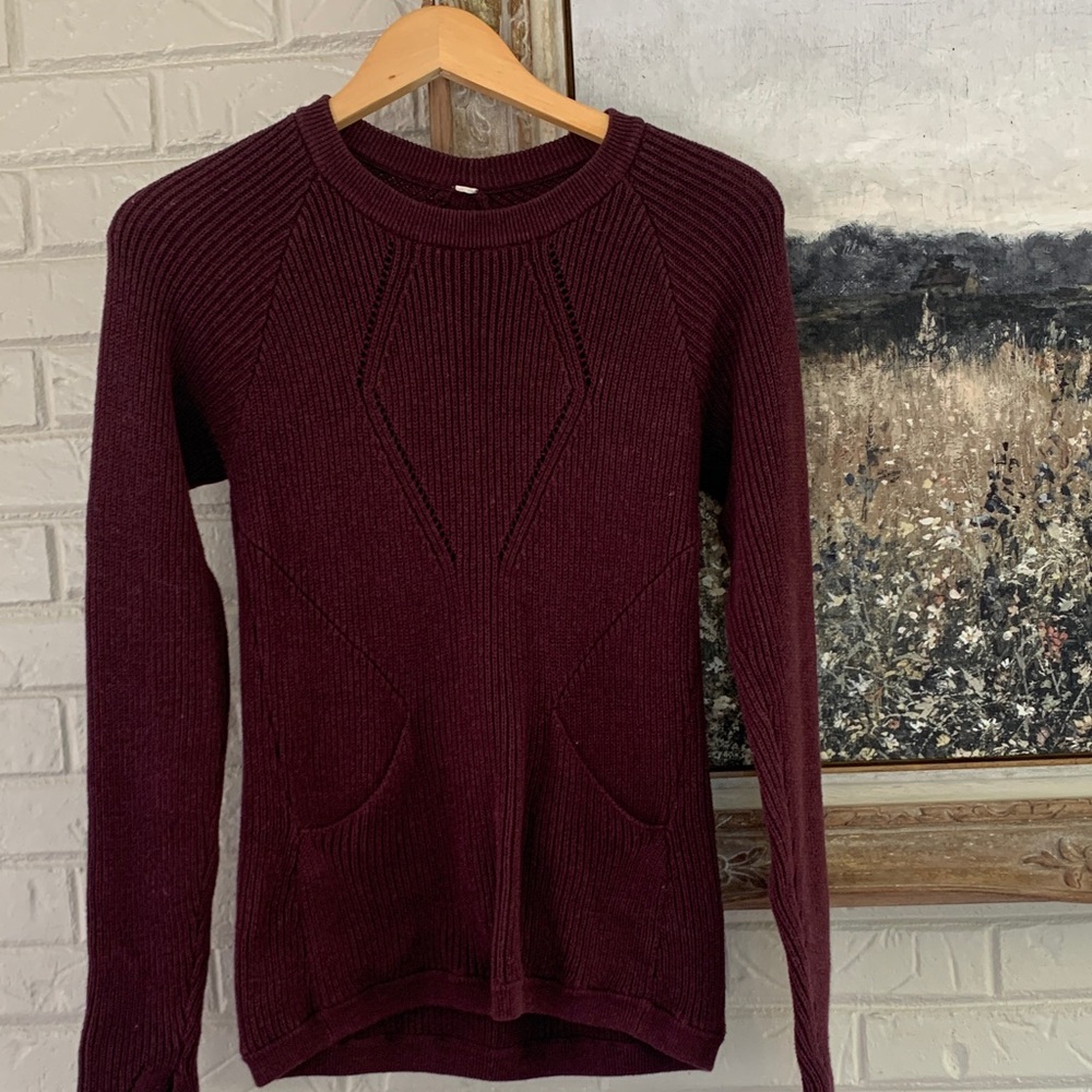 Plum Lululemon Women's Jogging Sweater